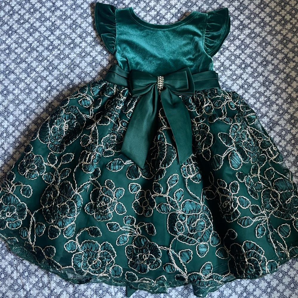 Green Toddler Formal Dress